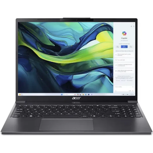 Laptop Acer Aspire Go 15 AG15-51P, Intel Core i5-1334U, 15.3inch, RAM 16GB, SSD 512GB, Intel Iris Xe Graphics, No OS, Steel Gray