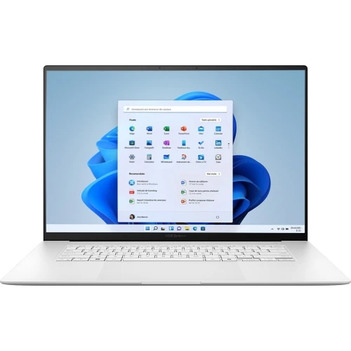 Laptop ASUS Zenbook S16 OLED UM5606WA-RJ242X, AMD Ryzen AI 9 HX 370, 16inch Touch, RAM 32GB, SSD 1TB, AMD Radeon 890M Graphics, Windows 11 Pro, Scandinavian White