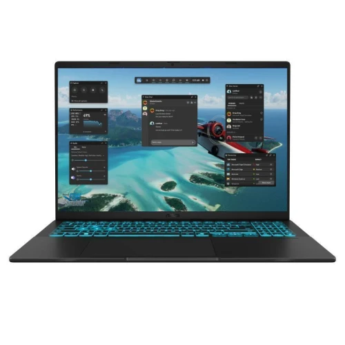 Laptop ASUS V16 V3607VH cu procesor Intel Core 5 210H pana la 4.8GHz, 16'', WUXGA, 144Hz, 16GB DDR5 RAM, 1TB SSD, NVIDIA GeForce RTX 5050 8GB GDDR7, No OS, Matte Black