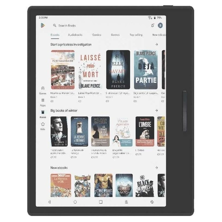 Tableta E-Ink Boox GO Color 7, 7 inch, Octa-Core, 4GB RAM, 64 GB, Android 12, Negru