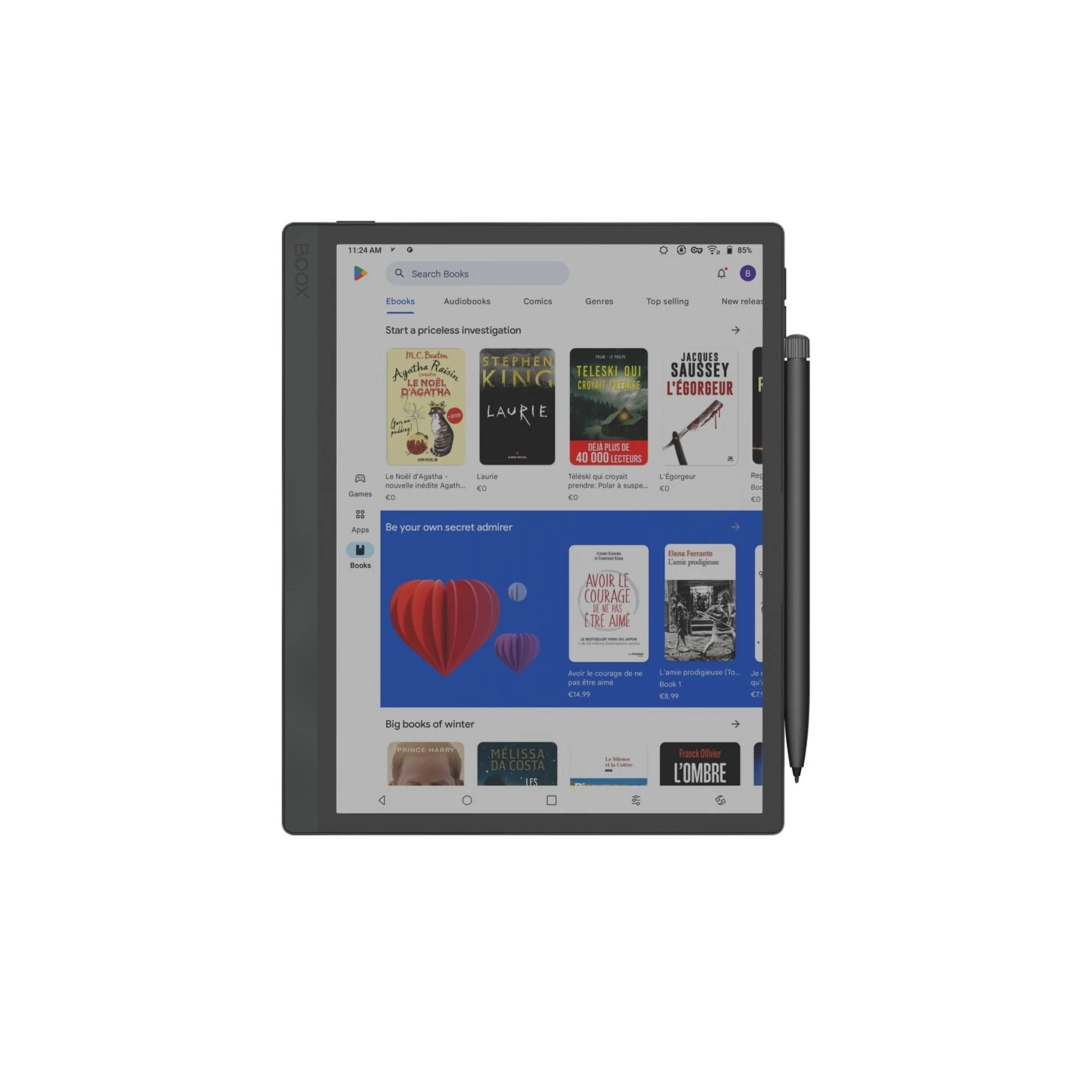 Tableta E-Ink Boox TAB Ultra PRO Color, 10.3", Octa-Core, GPU, 6GB RAM, 128 GB, 16MP, Android 12